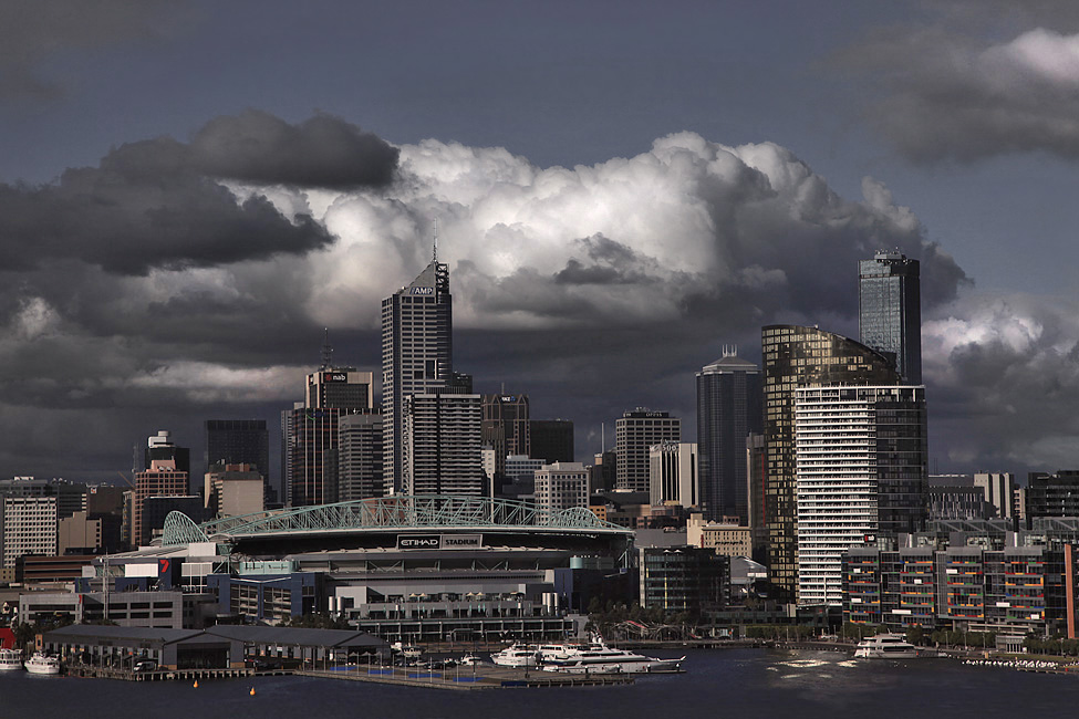 Autumn Sky In Melbourne