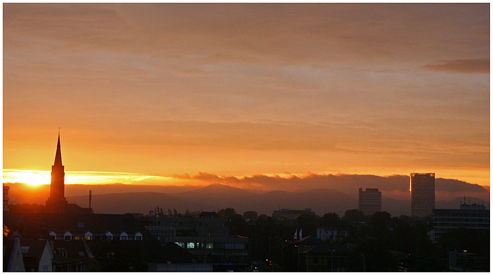 Autumn Sunrise over Bonn