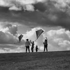 Autumn time for kite flying