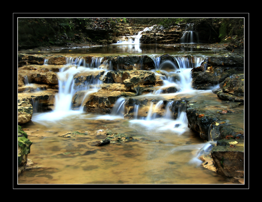 Autumn waterfall