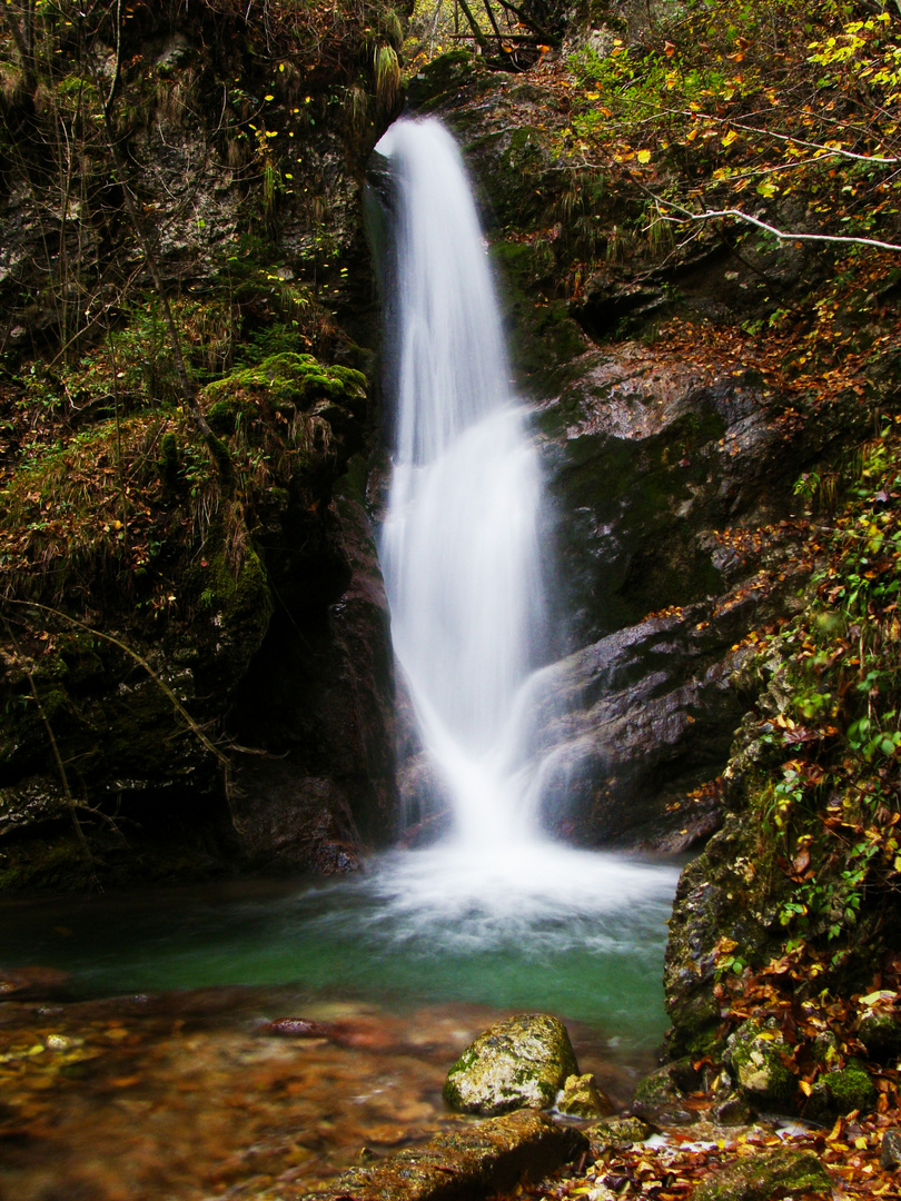 Autumn waterfall