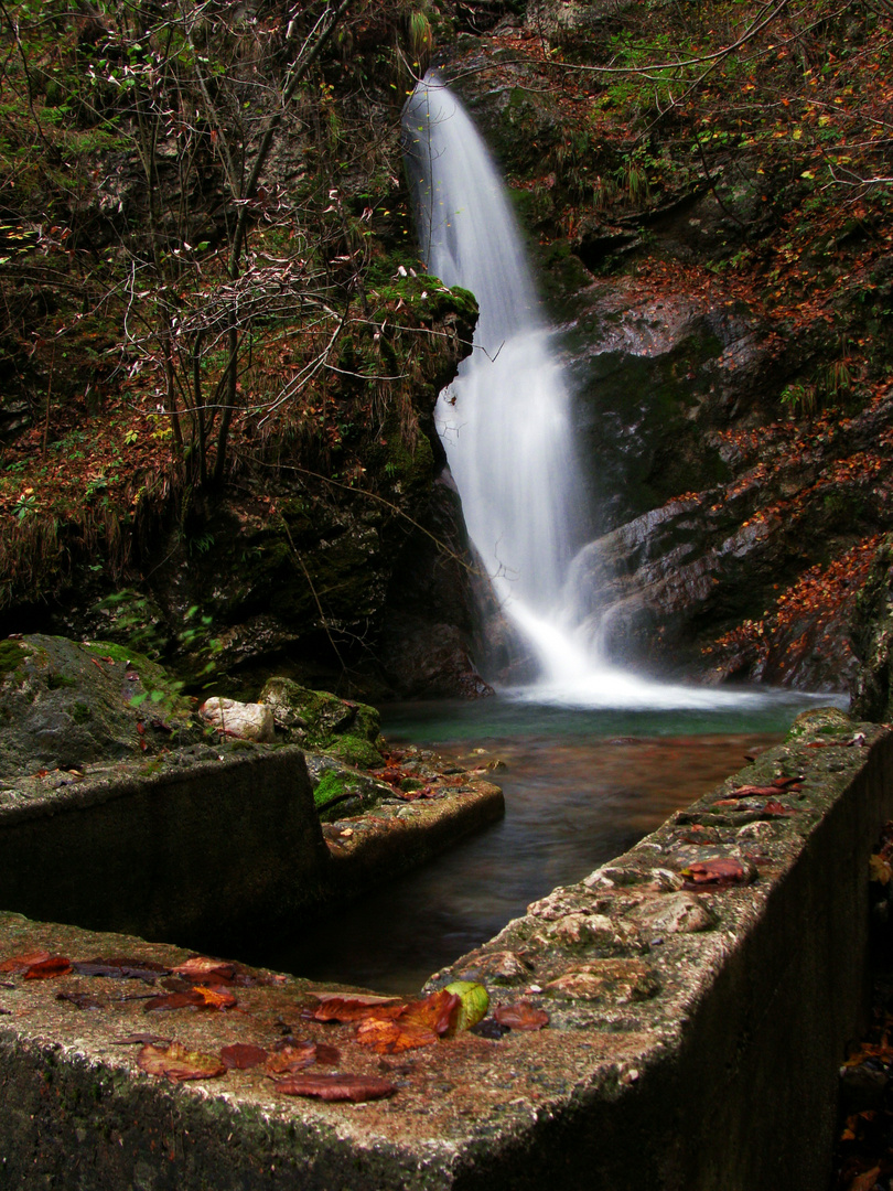 Autumn waterfalls