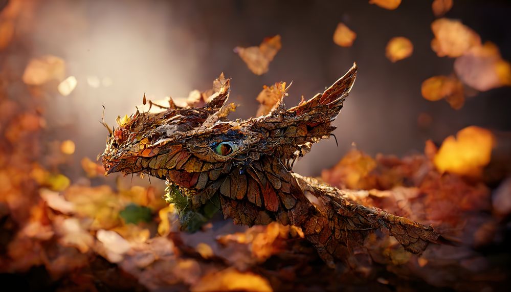 autumn_dragon_made_of_leaves