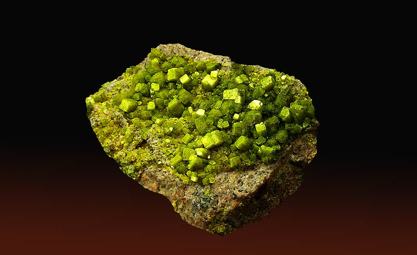 Autunite- Autun- FRA. Molto radioattivo- Fosfato di uranio e calcio