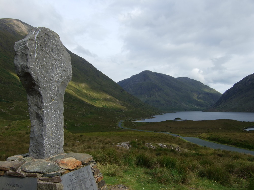 Aux éxilés de la famine d'Irlande...