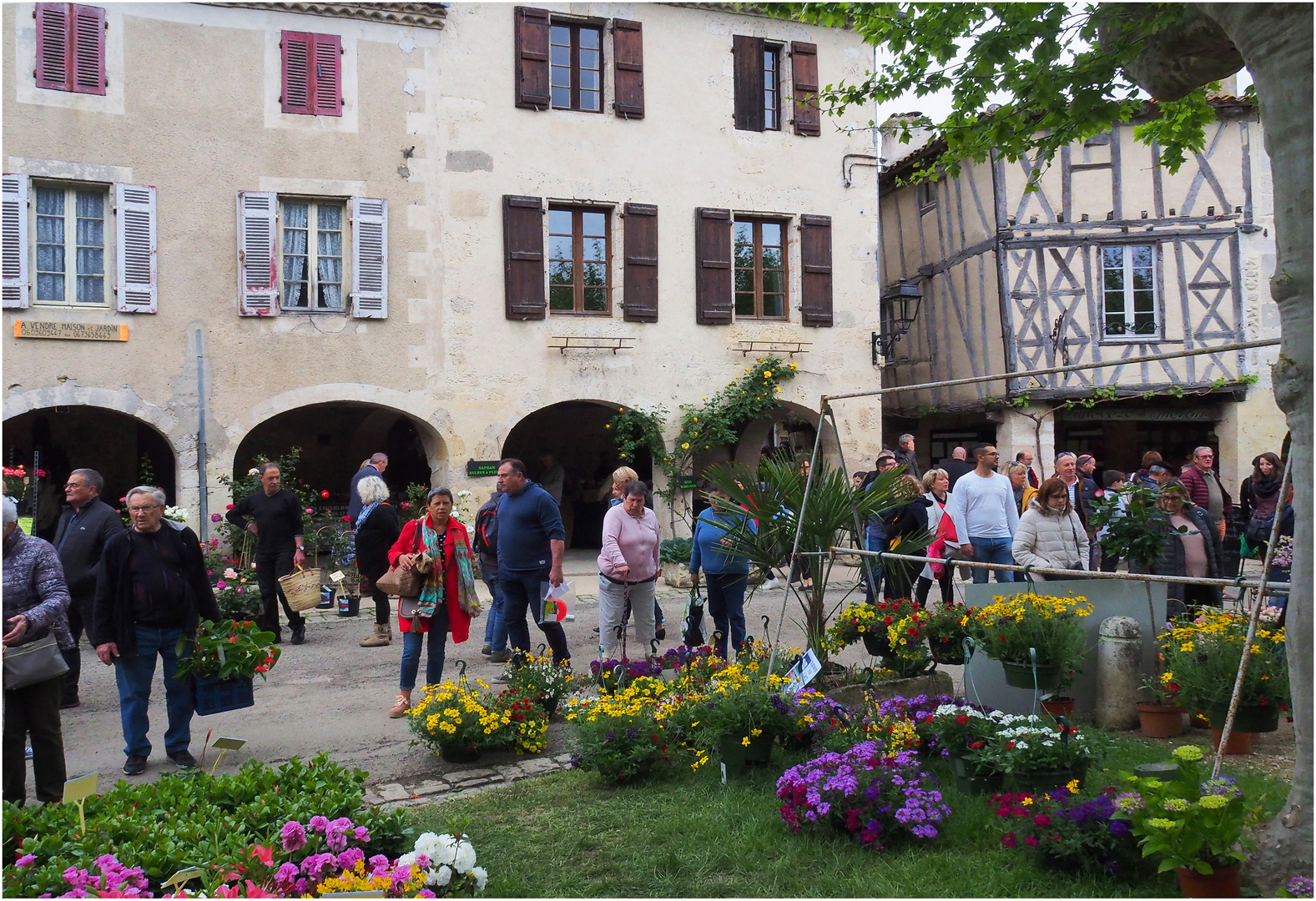 Aux Floralies de Fourcès (Gers)