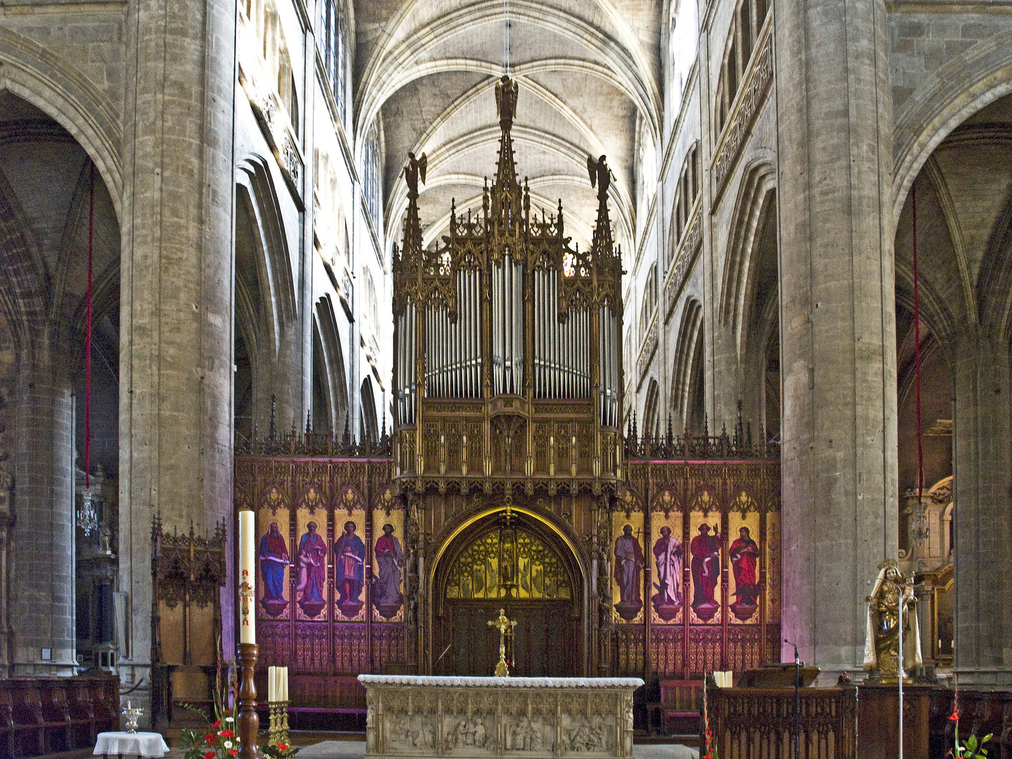 Avant-choeur et orgue de Chœur (Aristide Cavaillé-Coll)