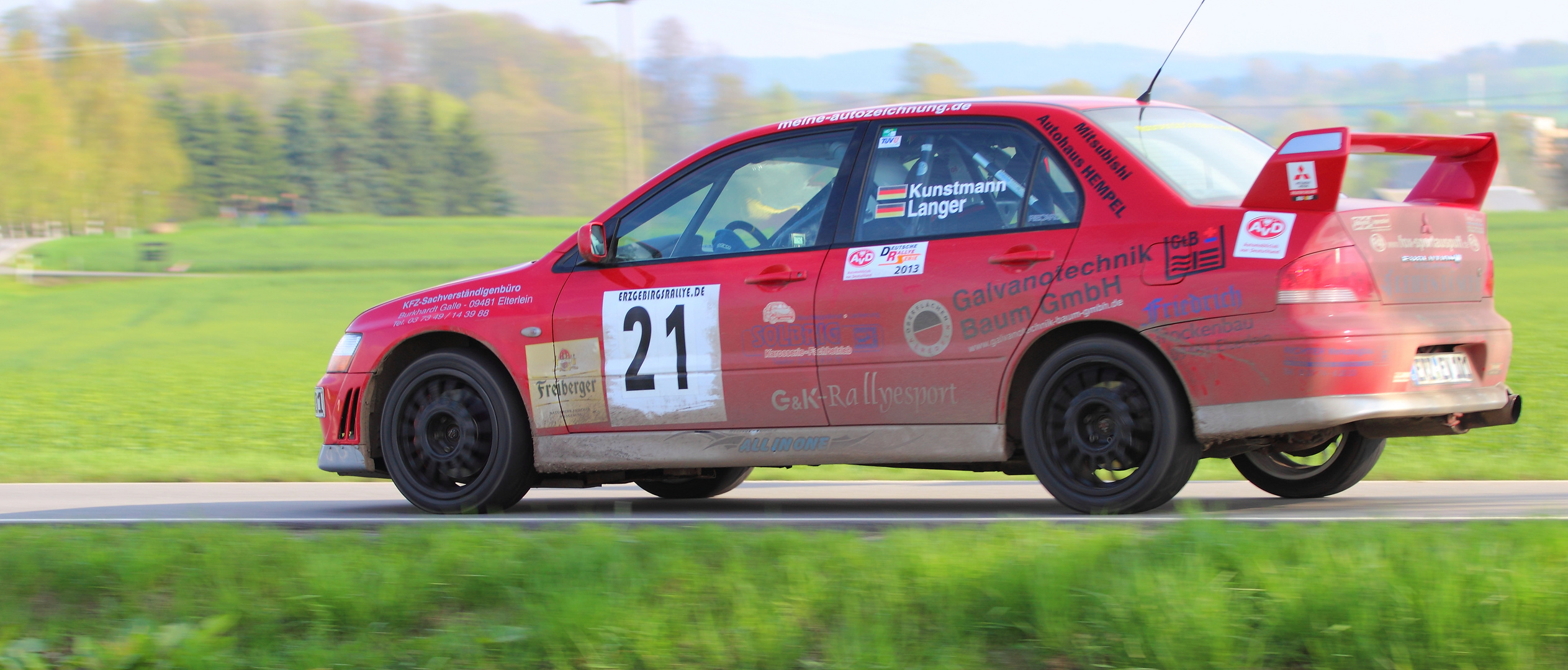 AvD Sachsen Rallye 2013 - Mitsubishi