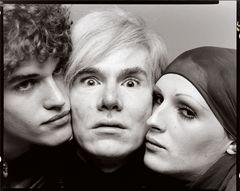Avedon - Andy Warhol, Jay Johnson and Candy Darling , 1969