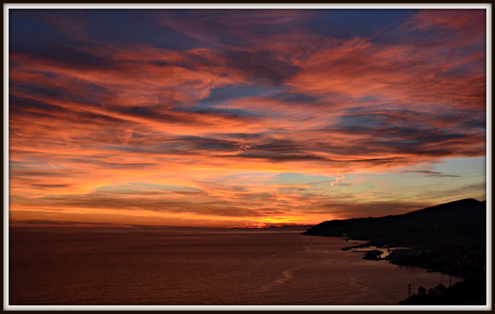 avevo tanto colore rosso.....disse il pittore