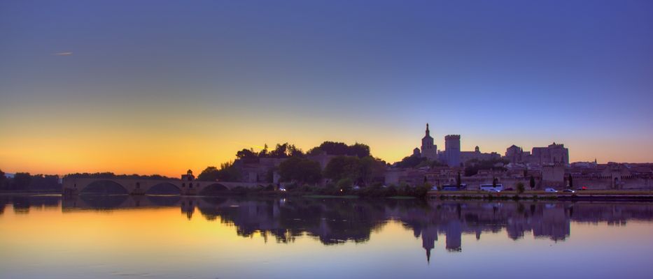 Avignon am frühen Morgen