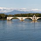 Avignon mit Pont Saint Benezet, Provence, Mont Vontoux