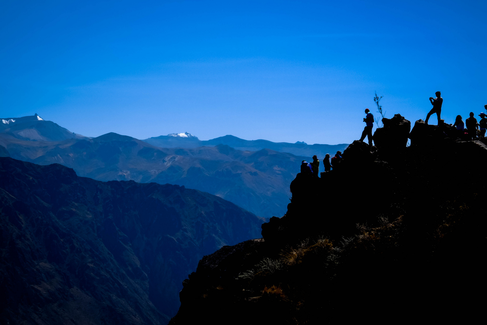 Avistando cóndores en el Cañon del Colca