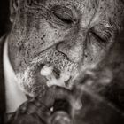 Avo Uvezian - enioying his own cigar...