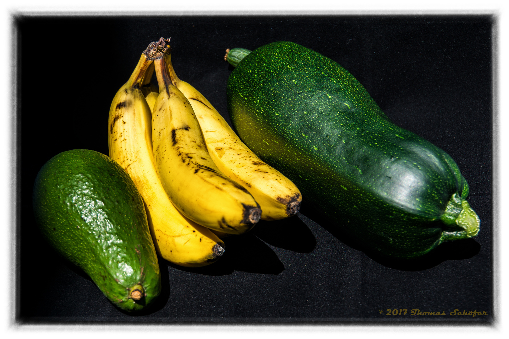 Avocado, Bananen und Bonsai Zucchini