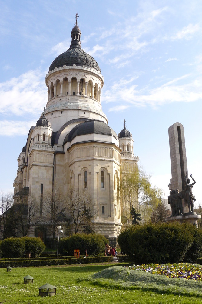 Avram Iancu Square in Cluj-Napoca (Transilvania)