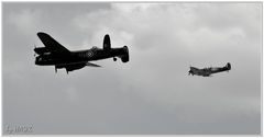 Avro Lancaster mit Jagdschutz