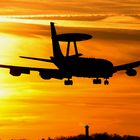 Awacs E-3A Sentry im Landeanflug auf Geilenkirchen