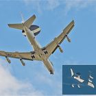 AWACS im Landeanflug auf Bremen