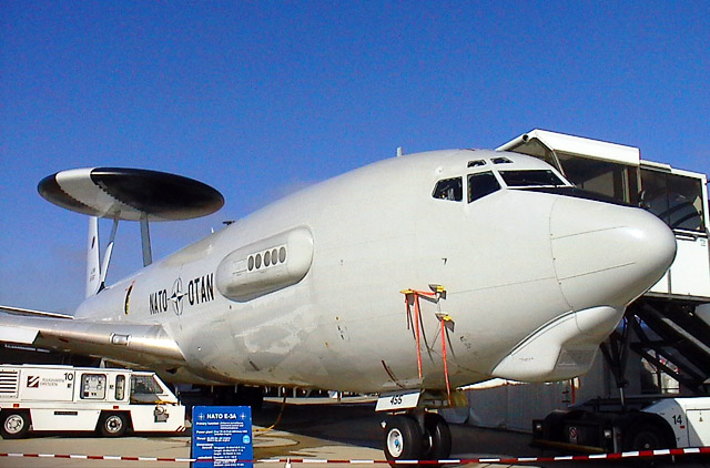 AWACS - NATO Aufklärer zu Besuch in Dresden