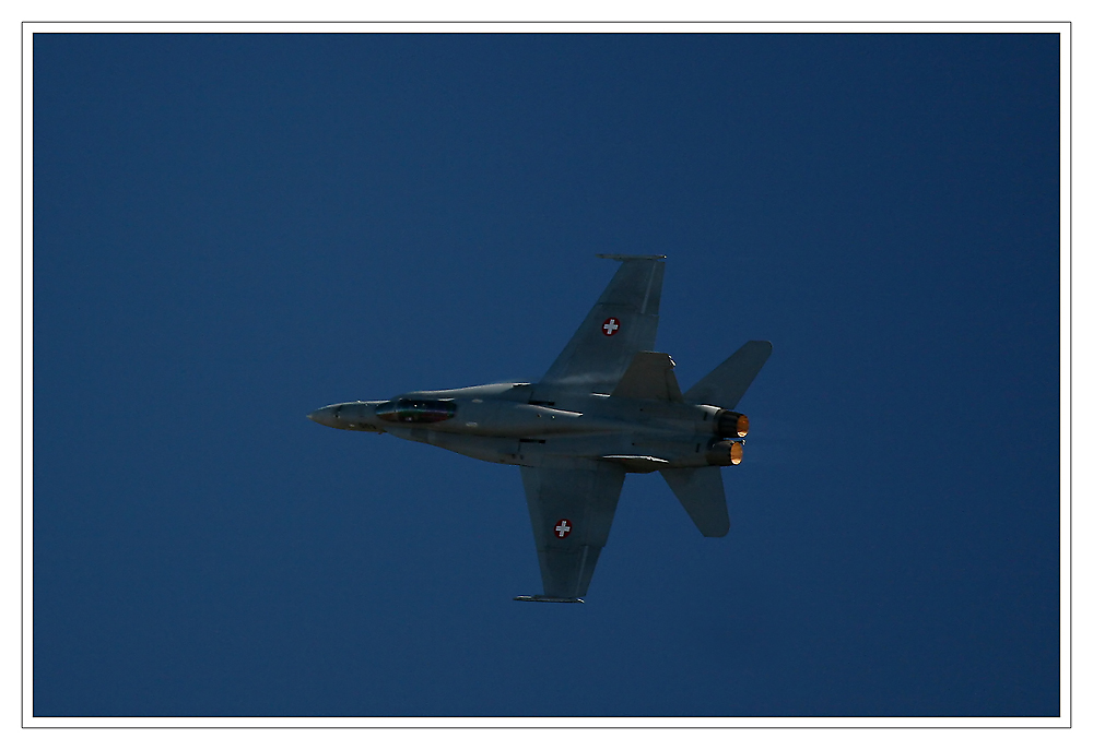 Axalp 2007: F-18 Solo-Performance