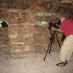 Axel mit Digiskop am kleinen Balaton