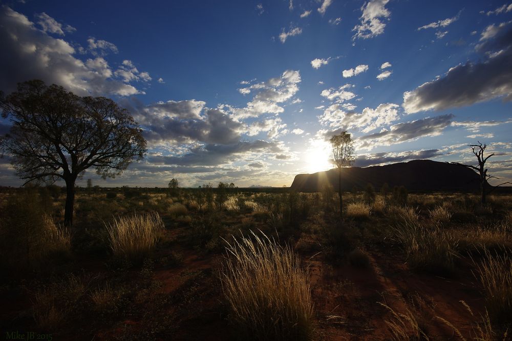 Ayers Rock mal nicht im Mittelpunkt