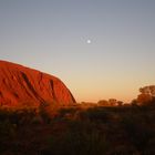 Ayers Rock meets the moon
