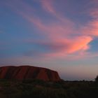 Ayers Rock mit Abendrot