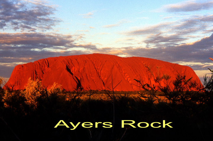 Ayers Rock-Tramonto