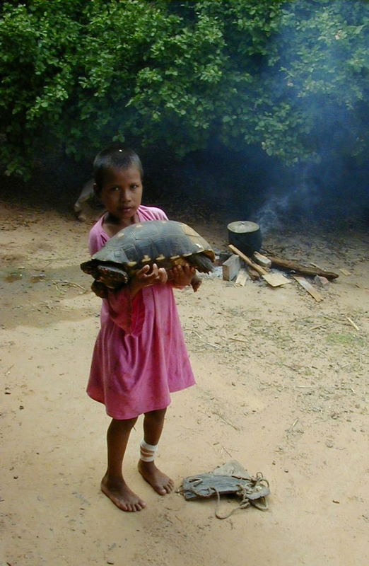 Ayoreo-Junge in Fernheim (Chaco paraguayo)