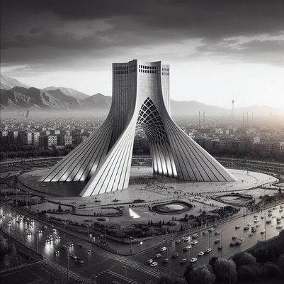 Azadi Tower, Téhéran, Iran
