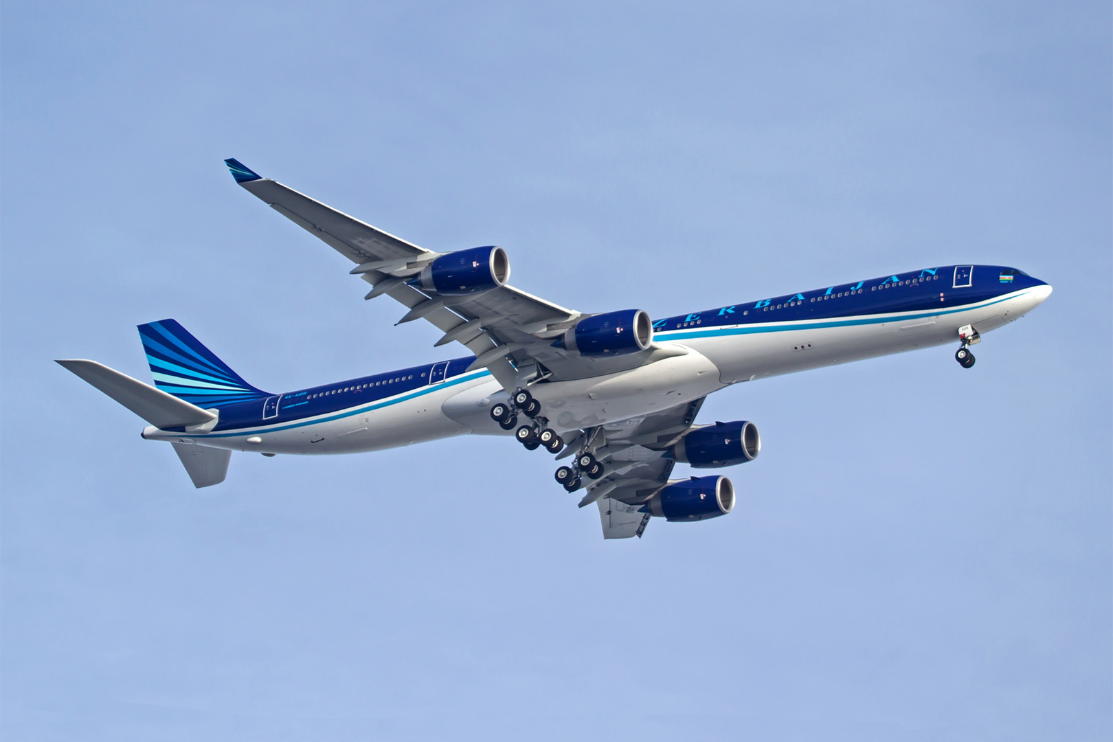 AZAL Azerbaijan Airlines, Airbus A340-642, 4K-AI08