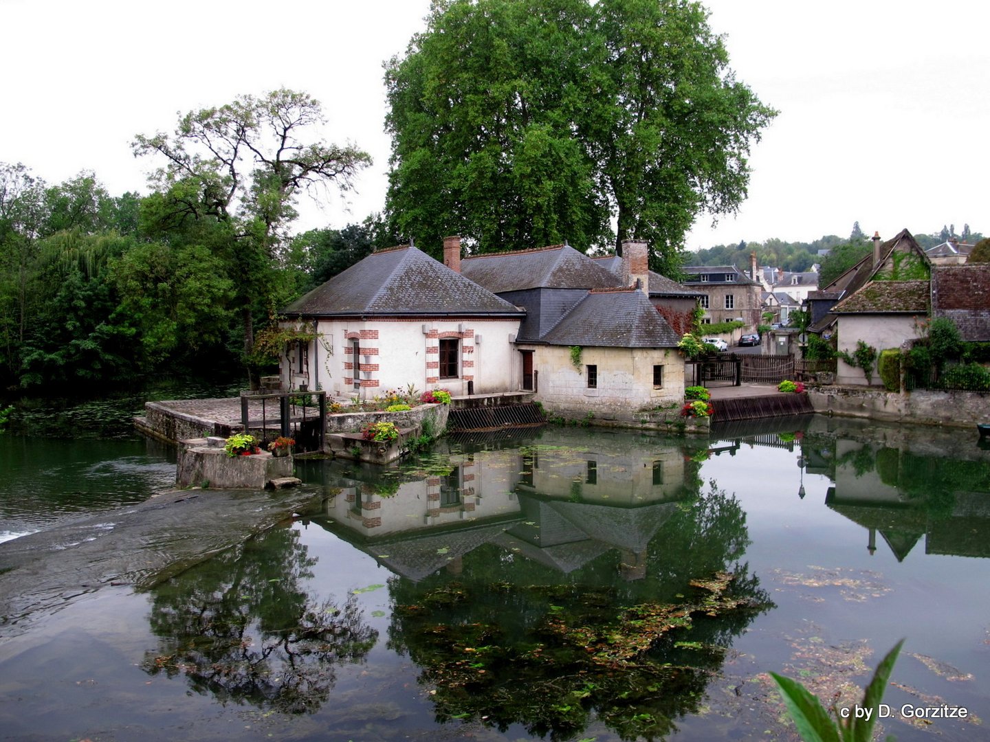 Azay Le Rideau - Eine alte Mühle.