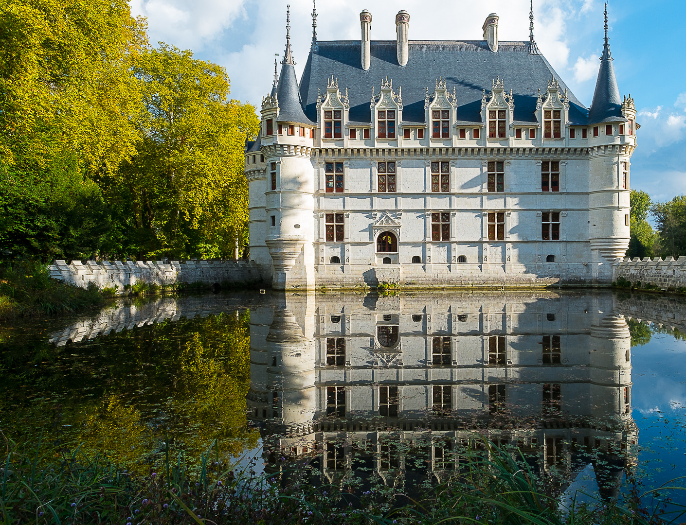 Azey-le-Rideau, Loire castle, France