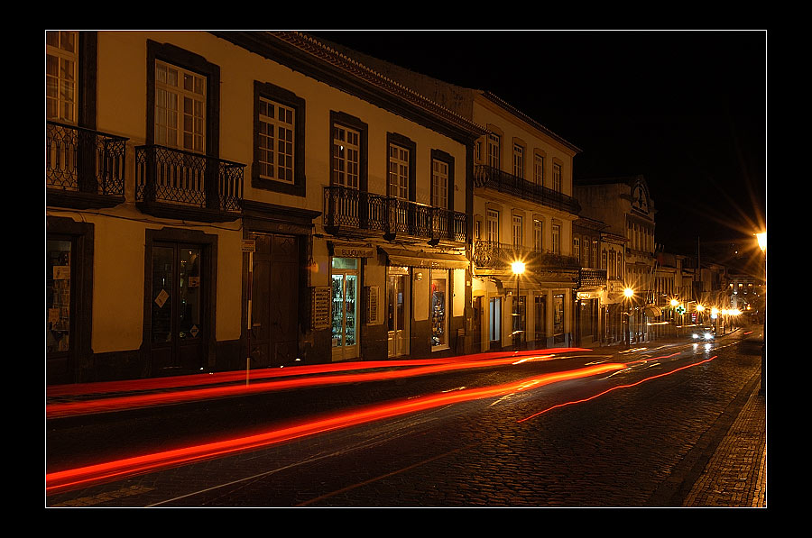 Azoren - Terceira - Angra bei Nacht3