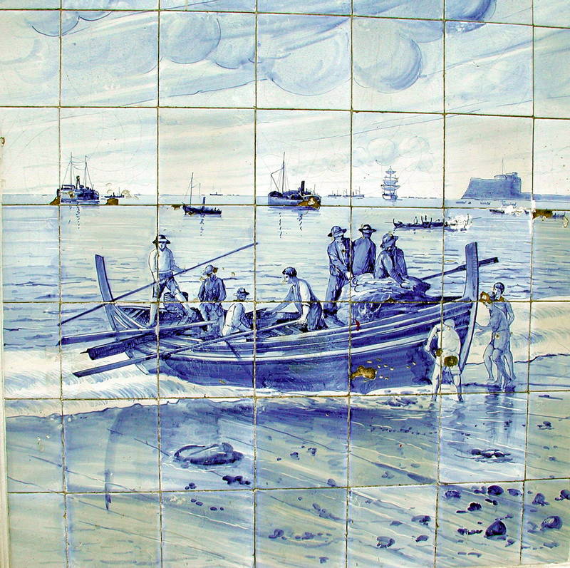 Azulejo-Kacheln im Funchal