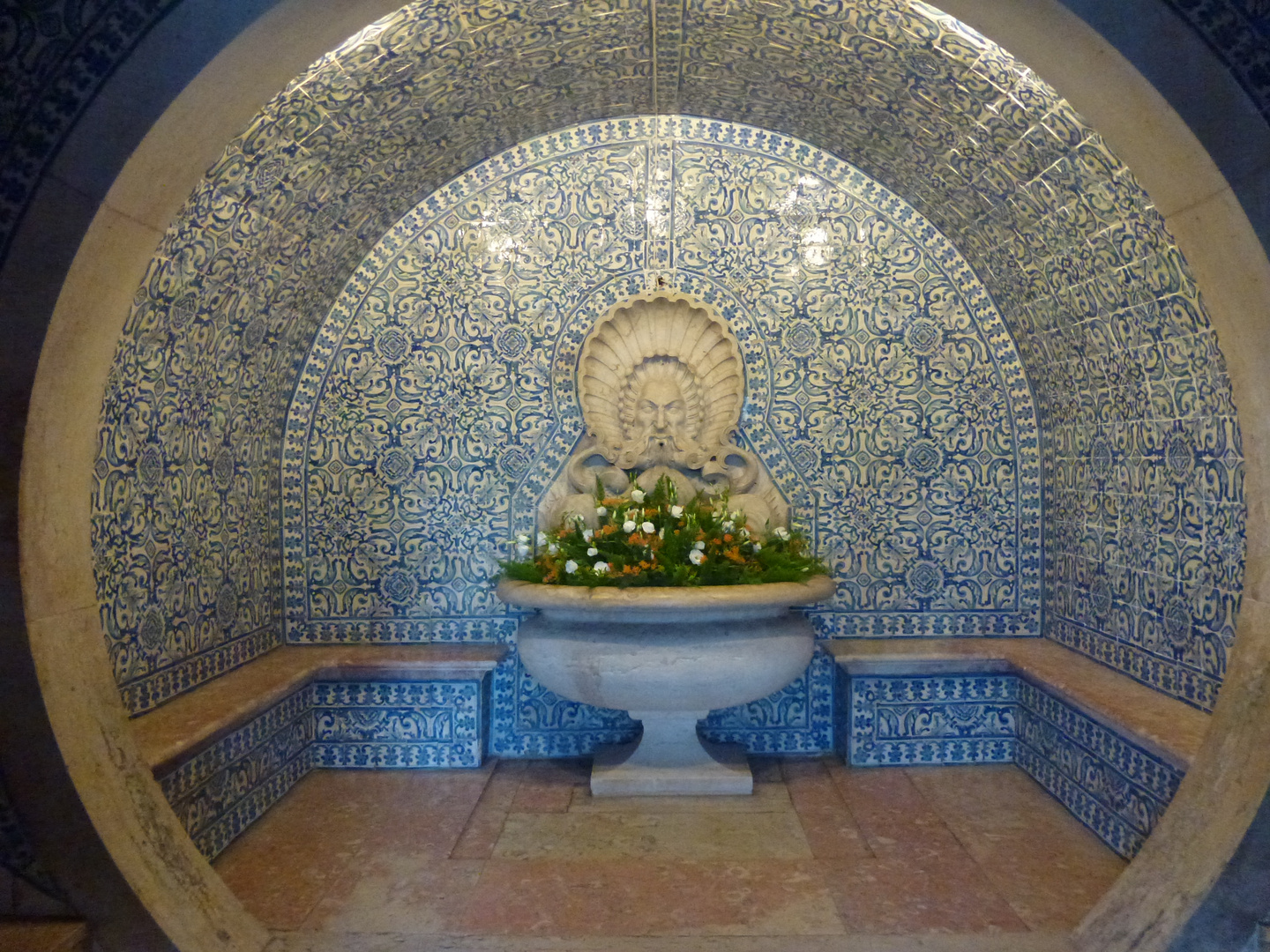 Azulejos im Palacio de Fronteira, Monsanto, Lisboa