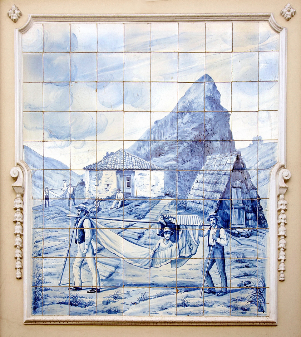 Azulejos - Madeiras Inselleben auf Kacheln