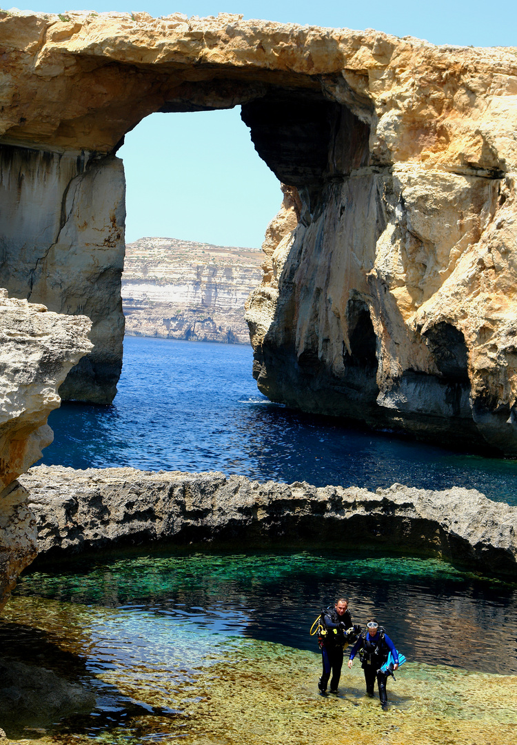 AZUR WINDOW und BLUE HOLE - versunken im Meer