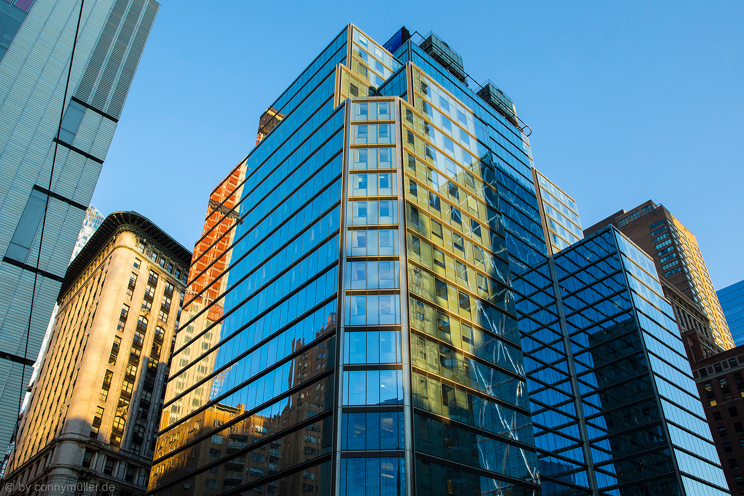 Azure Manhattan Foto & Bild nyc, new york, blue hour Bilder auf