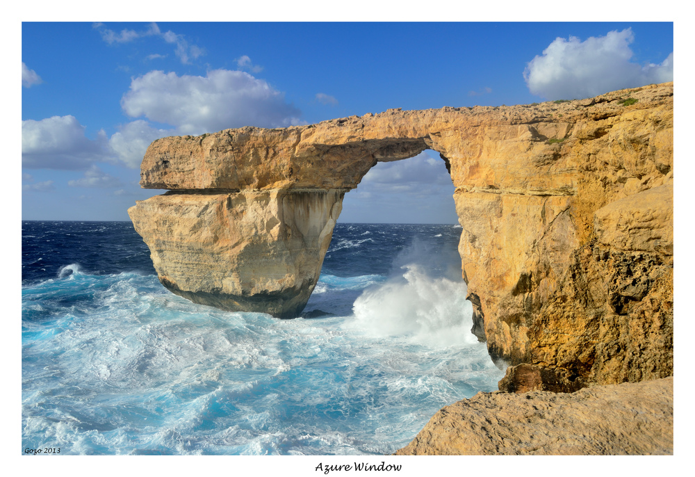 Azure Window / Das Blaue Fenster / Gozo Foto &amp; Bild