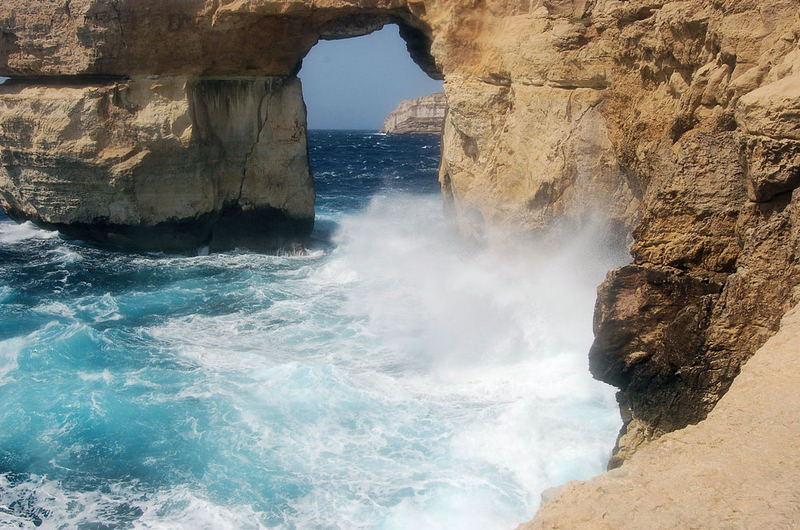 "Azurre Window" and blue water