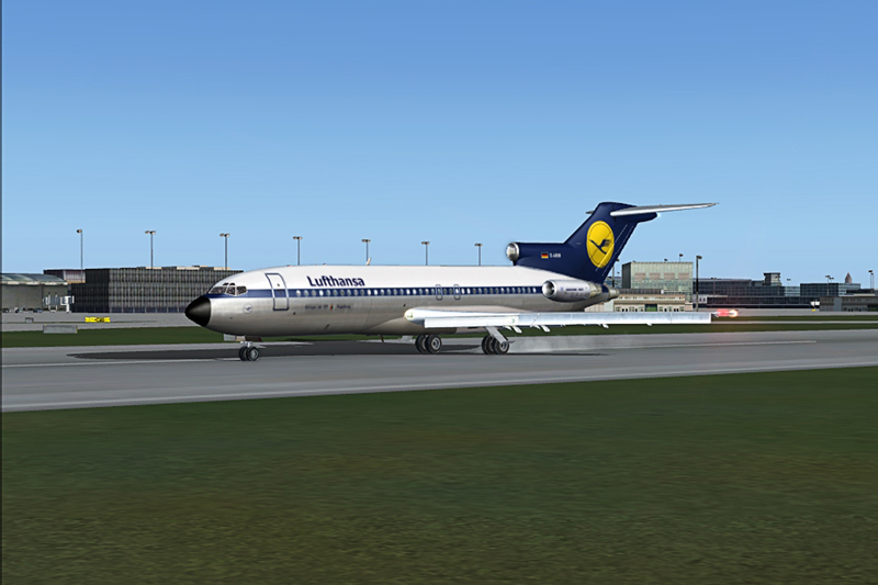 B 727-30 'D-ABIB', Happy Landing  in Frankfurt/Main