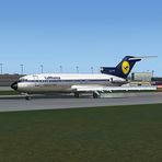B 727-30 'D-ABIB', Happy Landing  in Frankfurt/Main