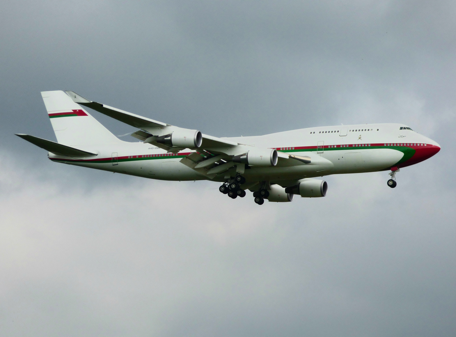 B 747-400 A4=-OMN, Royal Oman Flight