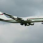 B 747-400 A4=-OMN, Royal Oman Flight