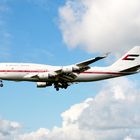 B 747-400 A6-UAE, Abu Dhabiu Amiri Flight