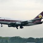 B 747SP VP-BAT, Qatar Amiri Flight