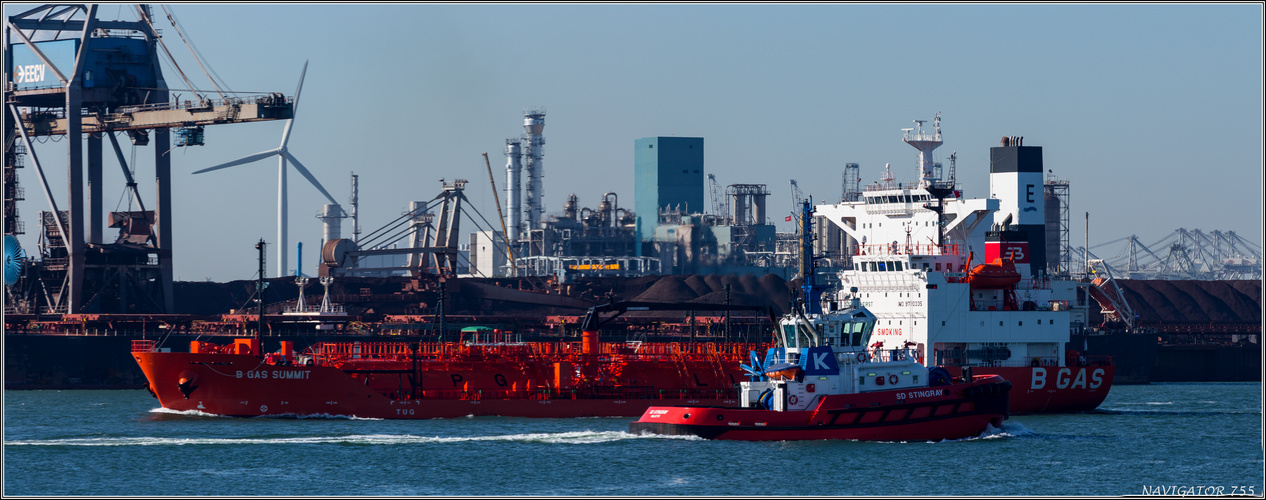 B GAS SUMMIT / LPG Tanker / Calandkanal / Rotterdam